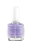 Maybelline New York Nagellack, Transparenter Unterlack und Überlack, Express Manicure 3 in 1 Nagelhärter, 10 ml