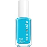 Essie expressie schnelltrocknender Nagellack in Blau, Nr. 485 word on the street, vegane Formel ohne Inhaltsstoffe tierischen Ursprungs