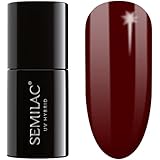 Semilac UV Nagellack 029 Espresso 7ml Kollektion Black&White