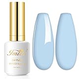 Imtiti Pastell UV Nagellack, 1 Pcs 15 ML Pastell Blau Gel...