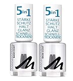 Manhattan Last und Shine Base Coat, Nr.001 Clear, 2er Pack...