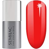 S530 Semilac One Step Hybrid Nagellack 3in1 Rot...