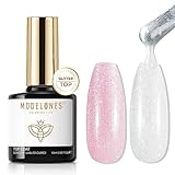 Modelones Glitzer Top Coat Gel UV Nagellack 10ML...