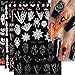 Nagelsticker Halloween, 5D Nagelsticker Selbstklebend,...